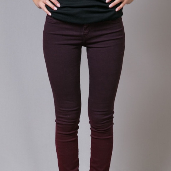 Henry & Belle Cherry Ombre Super Skinny Ankle Jean - Picture 2 of 5